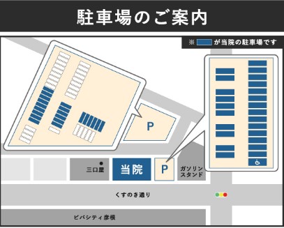 エミナルクリニックメンズ彦根院駐車場