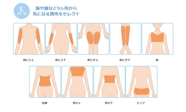 ミュゼプラチナムグラン千葉駅前店Lパーツ